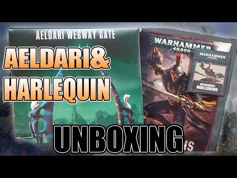 Aeldari Webway Gate Unbox & Build Plus Harlequin Codex