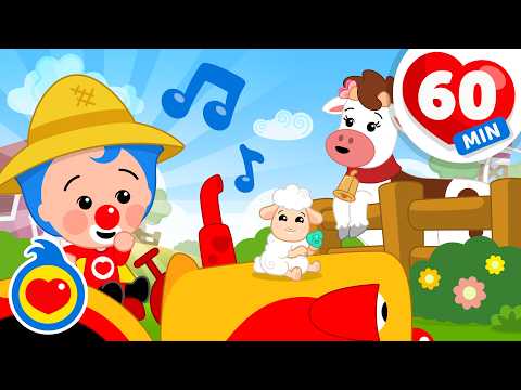 La Granja De Mi Tío, La Vaca Lola 🧑‍🌾🐄 Y Más Canciones Infantiles De La Granja (60 Min) | Plim Plim