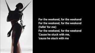 Tinashe ft. Little Dragon - Stuck With Me Lyrics