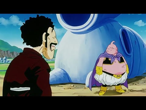 Satan sees Buu for the first time, Dragon Ball English Dub