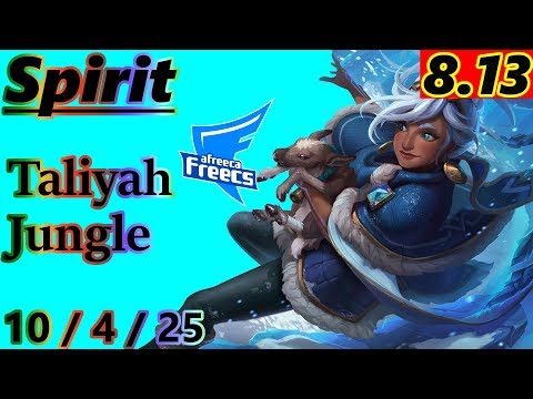 Spirit as Taliyah Jungle - S8 Patch 8.13 - Full Gameplay