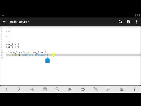 Qpython Tutorial 20 And Or