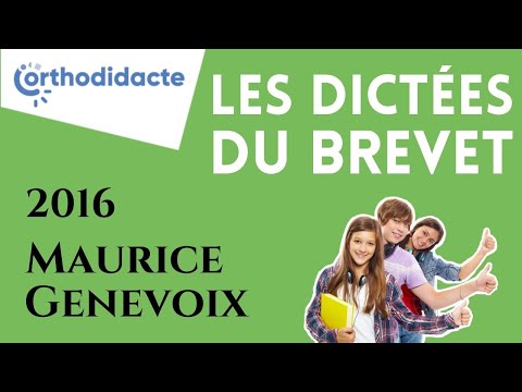 Dictée du brevet des collèges 2016