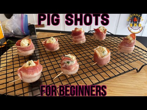 Pig Shots Recipe - How to Make Smoke Pig Shots on the pellet grill - Bbq appetizers