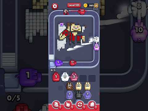 Pixel Flow Level 125 Walkthrough