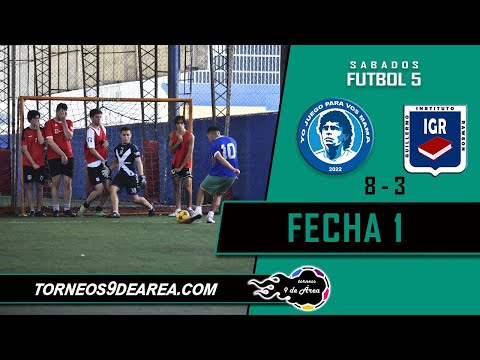 Yo Juego Para Vos Mama 8-3 Rawson FC - Futbol 5 (sabados) - Fecha 1 - Torneos 9 de Area 🏟️⚽️🤝🏻
