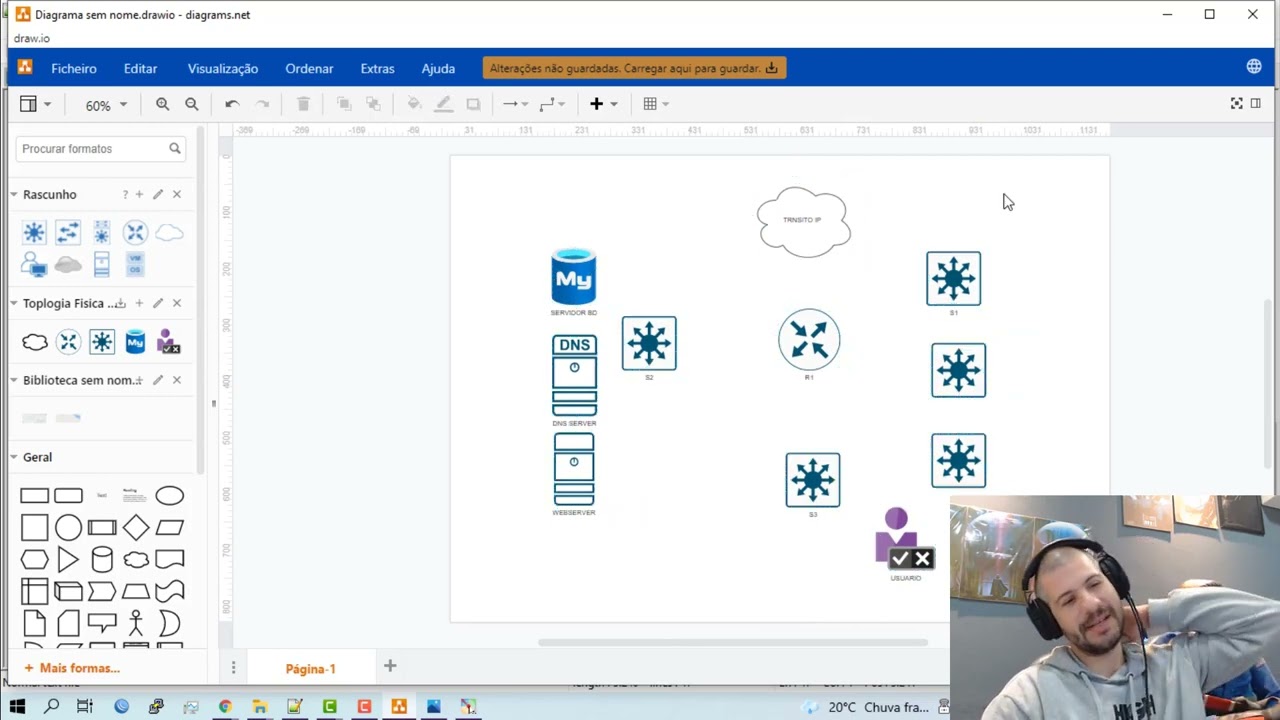 Flowcharting - Criando Topologia Física #aula08