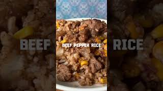 Simple Beef Pepper Rice | Lala Lucy