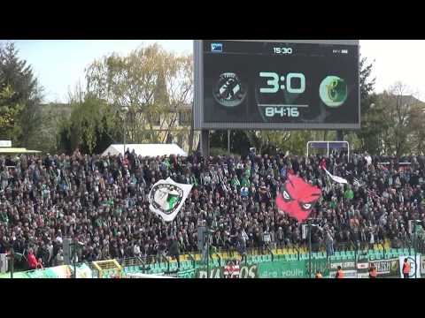 Chemischer Support beim Spiel BFC Dynamo - BSG Chemie