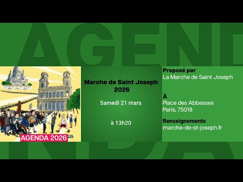 Agenda du 6 mars 2026