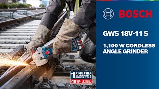 BOSCH GWS 18V-11 S 125mm sólo
