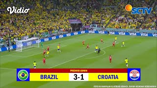 🔴 LIVE SCTV • BRAZIL VS KROASIA | Perempat FINAL Piala Dunia 2022 • Ilustrasi Video & Prediksi Skor