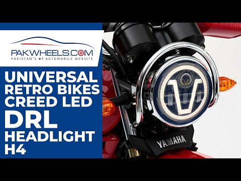 Universal Retro Bikes Cree Led DRL Headlight Details: