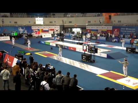 15.03.29 T32 CHOI Shinhui(KOR) vs LIMBACH Anna(GER) - 2015 Seoul Fencing WS Grand Prix
