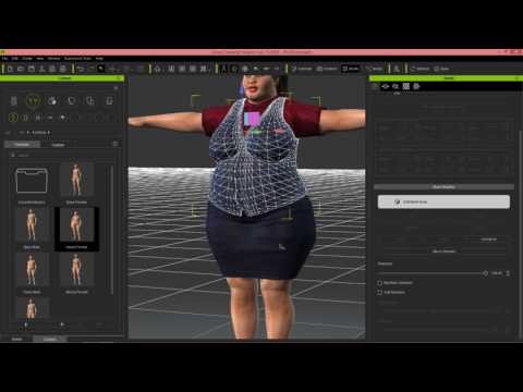 Character Creator 1.5 Tutorial - Editing Clothing Mesh