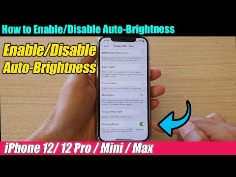 iPhone 12/12 Pro: How to Enable/Disable Auto-Brightness
