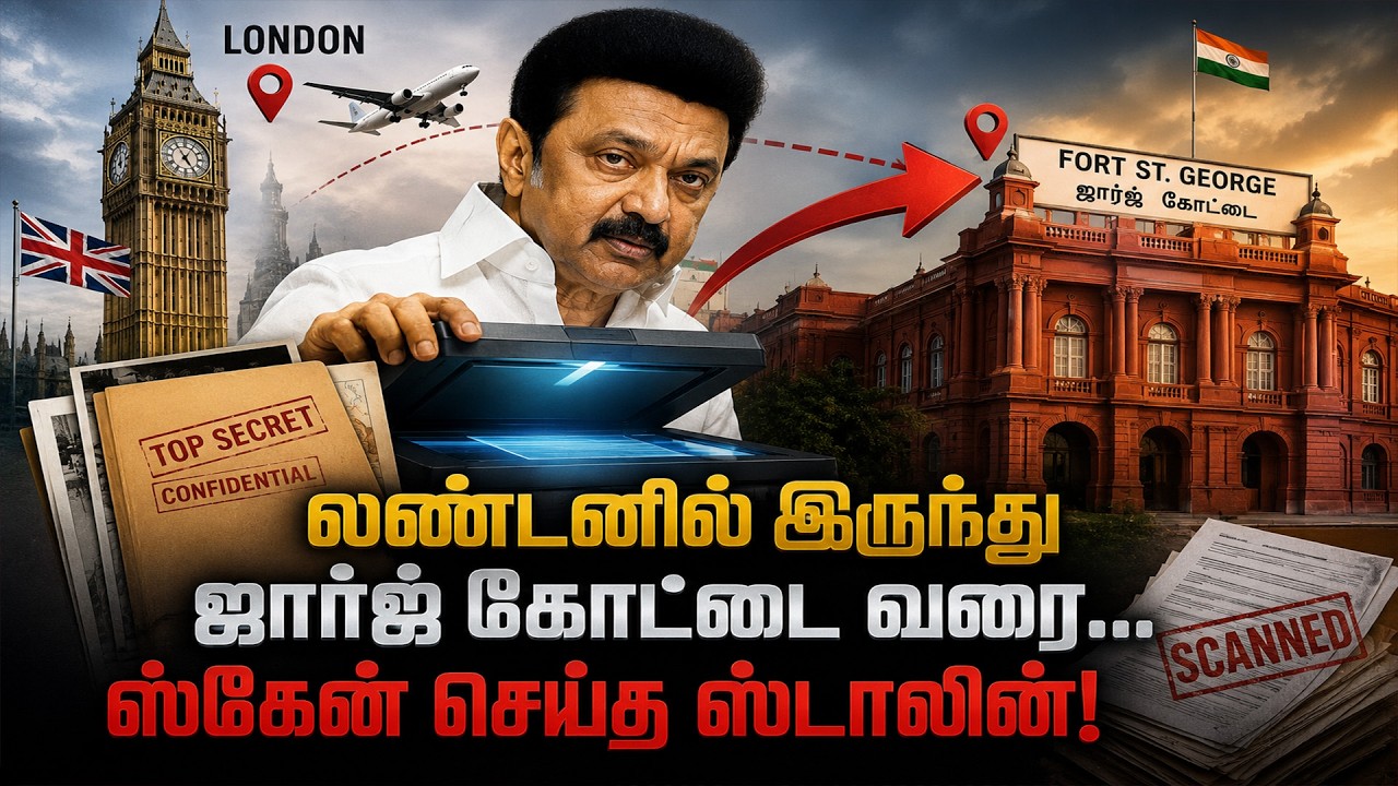 லண்டனில் இருந்து 1 ஜார்ஜ் கோட்டை வரை... ஸ்கேன் செய்த ஸ்டாலின்! | MK Stalin | Kumudam News லண்டனில் இருந்து 1 ஜார்ஜ் கோட்டை வரை... ஸ்கேன் செய்த ஸ்டாலின்! | MK Stalin | Kumudam News