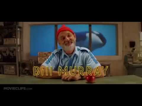Official trailer frame: Team Zissou on the Belafonte — a visual cue to the film’s pop, library, and score palette