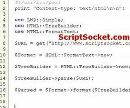 Perl Tutorial 45 - Fetch, Parse & Convert a Web Page to Text