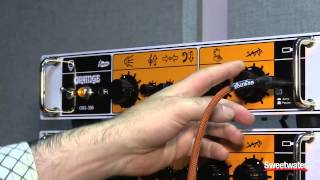 Video thumbnail for Orange OB1-300 and OB1-500 Bass Amps - Sweetwater at Winter NAMM 2015 by Sweetwater