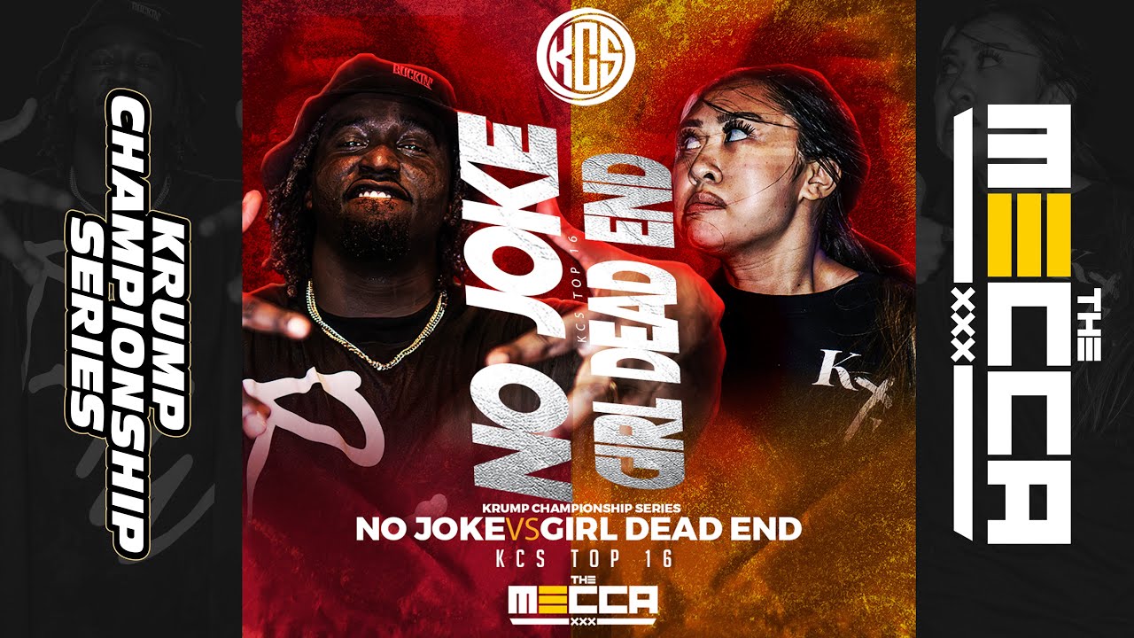 No Joke vs Jreamz aka Girl Deadend | Top 16 | KCS | Krump Battle