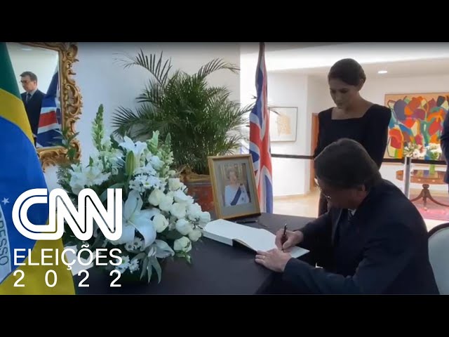 Veja a mensagem de Bolsonaro em livro de condolências pela morte de Elizabeth II | CNN 360°