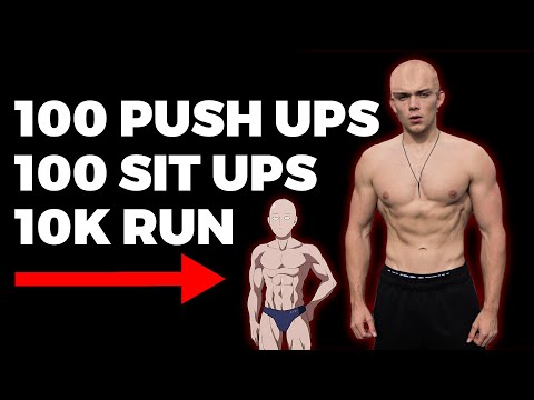30 DAY One Punch Man WORKOUT CHALLENGE (does it work?!)