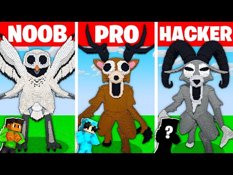 NOOB vs HACKER: I Cheated In A 99 NIGHTS IN THE FOREST Build Challenge!