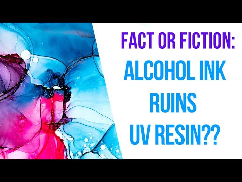 * BEGINNER RESIN TUTORIAL * STEP BY STEP How To Use Alcohol Ink With UV Resin