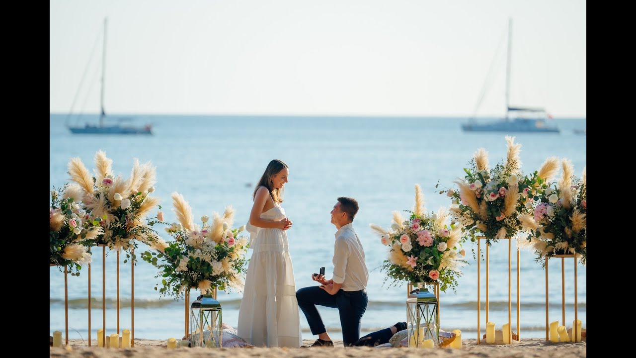 הצעות הנישואים הטובות ביותר על החוף בפוקט- חוויות בהתאמה אישית תאילנד