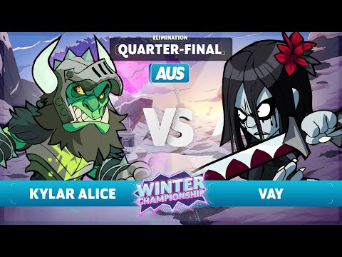 Kylar Alice vs. Vay - Elimination Quarter-Final - AUS - Brawlhalla Winter Championship 2023