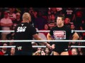 The Rock Vs The Miz Confrontation After Raw Goes Off The Air HD
