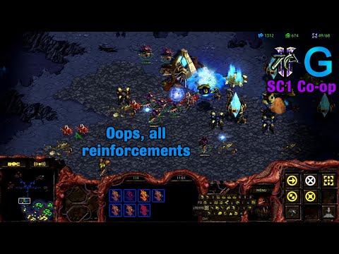 Starcraft 1 Co-op with GiantGrantGames - Brood War Zerg Part 6