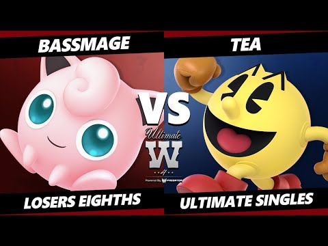 Ultimate Wanted 4 Top 8 - BassMage (Jigglypuff) Vs. Tea (Pac Man) SSBU Ultimate Tournament