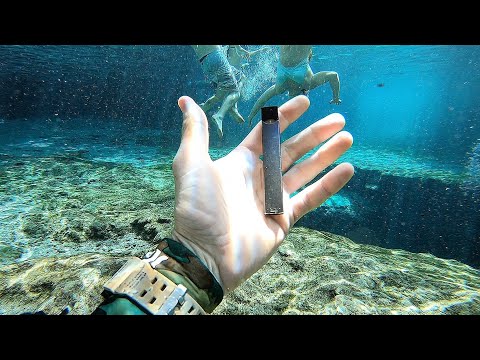 I Found a JUUL Underwater in the River While Searching for Lost Valuables! (Underwater Finds) Video