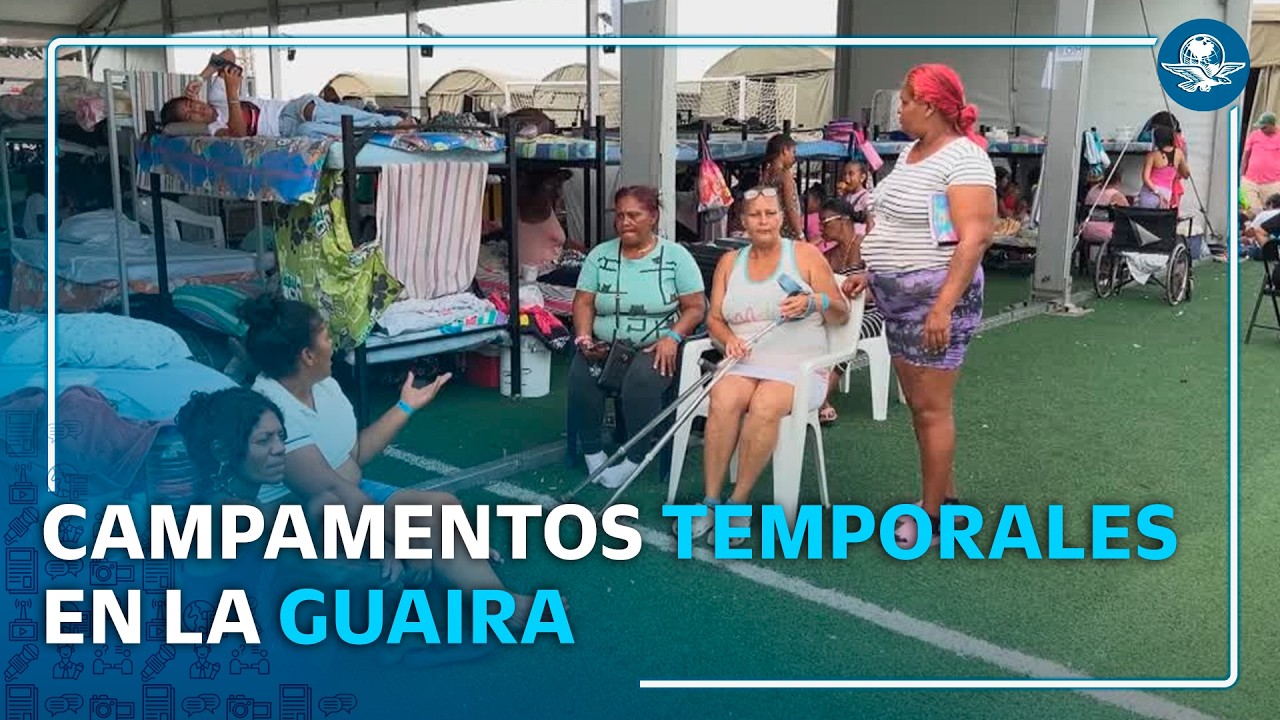 Venezolanos sobreviven en refugios tras el terremoto