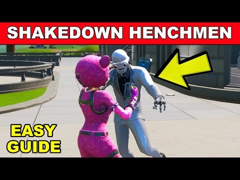 Shakedown Knocked Henchmen in Different Matches - Brutus Briefing Week 2 Challenges Guide (Fortnite)