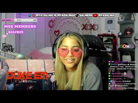 Mya Salina REACTS to RAUD X BRIL "DUKE EM" (Official Video)