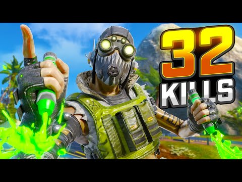 INSANE Octane 32 KILLS and 5,900 Damage Apex Legends