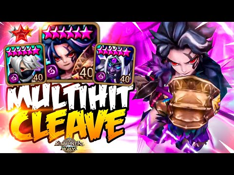 He Loves to Cleave with UNSTOPPABLE DARK COMBO - Summoners War