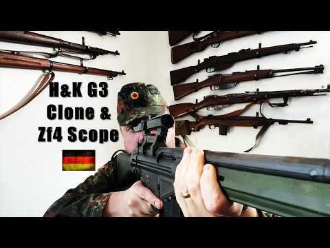 My H&K G3 Clone (Ptr-91 GI) With Surplus Zf4 Scope.