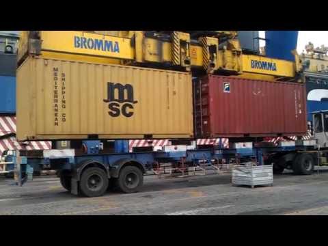 Twin lift/ Discharging