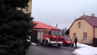 preview picture of video 'Wyjazd alarmowy OSP Żołynia do pożaru domu'