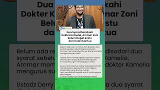 Bicara Masa Depan! 2 Syarat Menikahi Dokter Kamelia, Ammar Zoni Belum Dapat Restu dari Calon Mertua