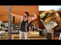 Arnold's Chest&Back Workout | Posing | Best burger ever