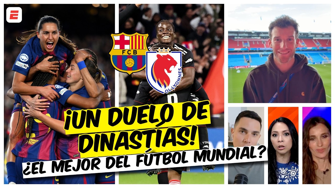 BARCELONA vs OL LYONNES, EL MEJOR PARTIDO DEL MUNDO se juega en la Champions League | Exclusivos