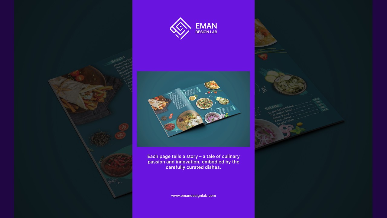 Indulge in Culinary Artistry: Introducing Two Distinctive Menu Styles 🍽️✨ #menudesign  #menu