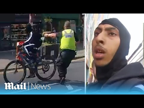 Brave cop tackles gunman Antonio Balu as he speeds through Soho Road in Birmingham on an e-bike