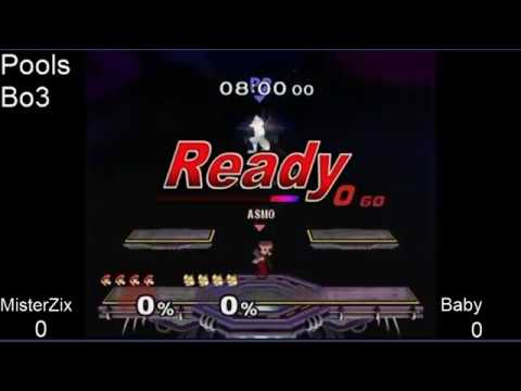 EPSMASH2 - Pools - Baby (Fox) vs Zix (Luigi)