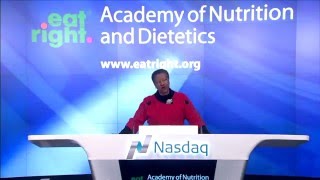 Academy of Nutrition and Dietetics Rings NASDAQ Opening Bell